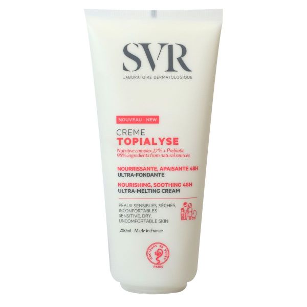 Topialyse crème nourrissante apaisante 48h 200ml