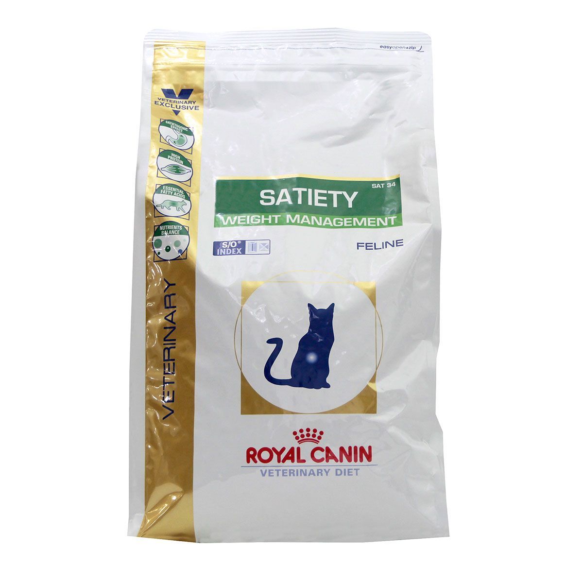 les croquettes pour chat satiety support royal canin sont des