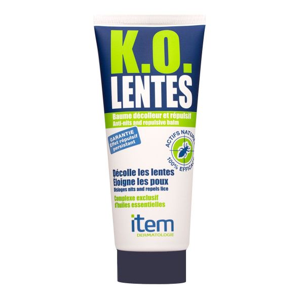 K.O. lentes baume & répulsif + peigne