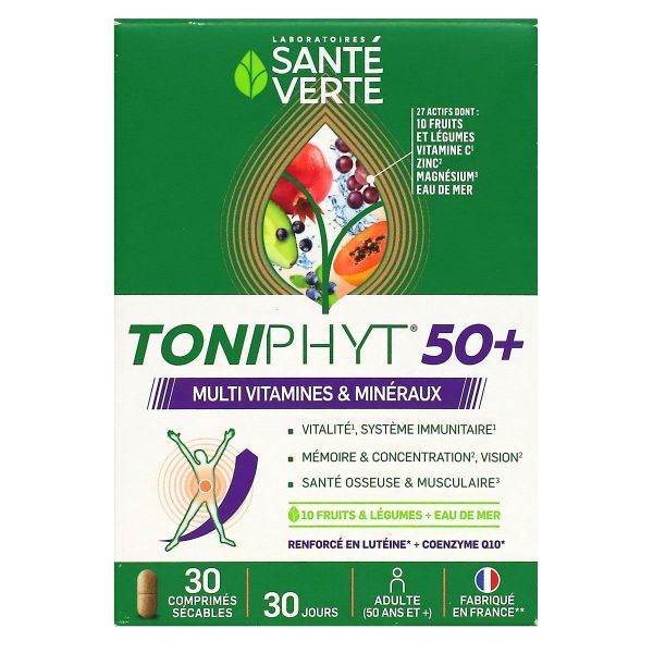 Toniphyt 50+ 30 comprimés