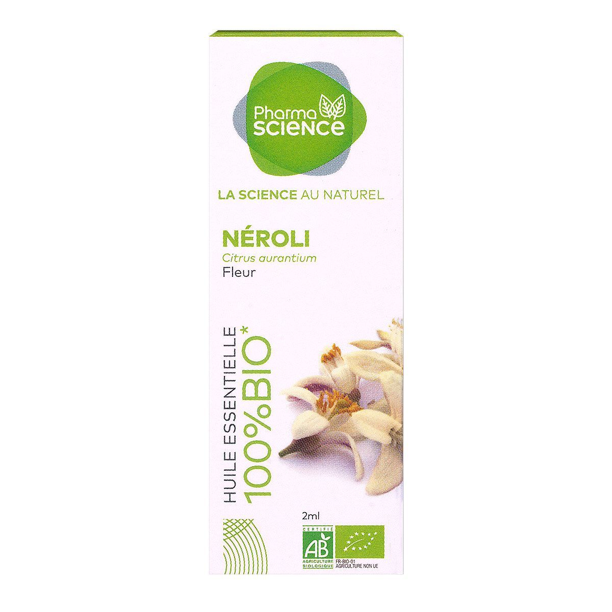 L'huile essentielle de néroli Pharmascience est utilisée en cas d