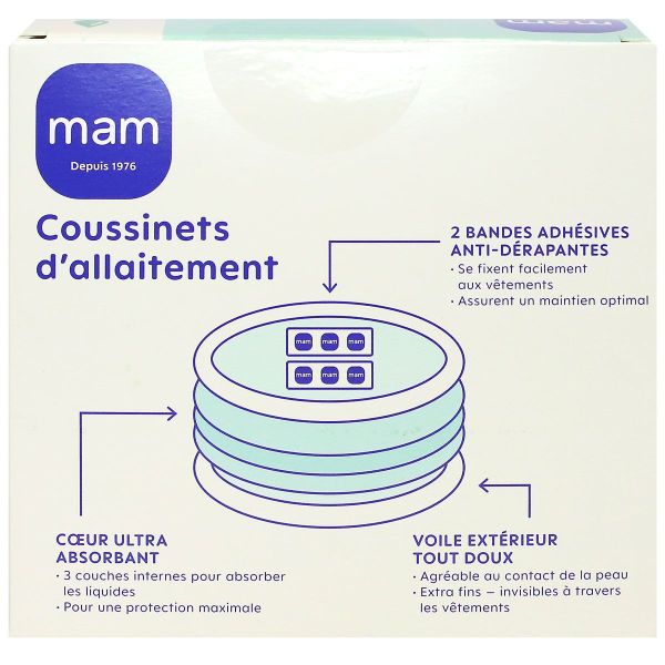 30 coussinets d'allaitement extra fins