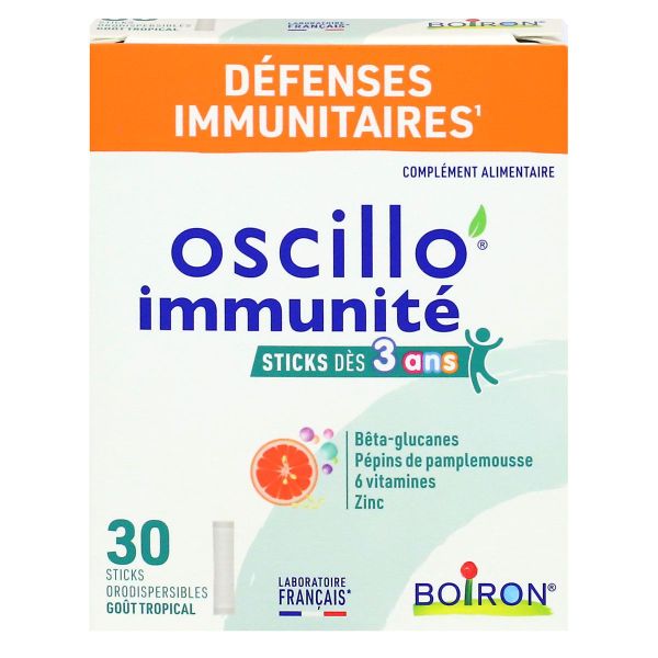 Oscillo immunité dès 3 ans 30 sticks