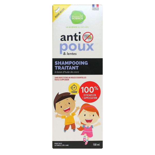 Shampoing anti-poux et lentes 100ml
