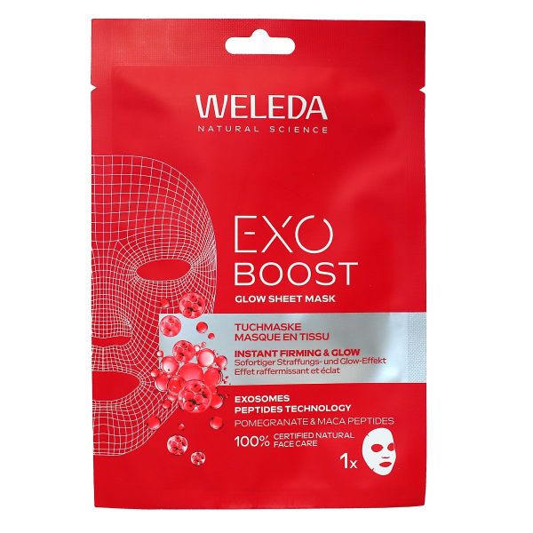 Exo Boost masque tissu Grenade et Peptides de Maca 20ml