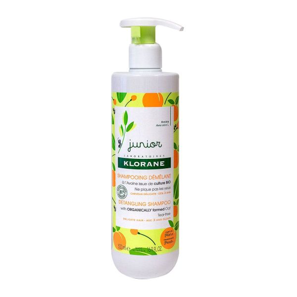 Junior shampoing démêlant pêche 500ml