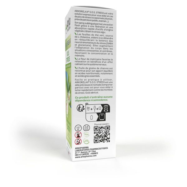 Arkorelax SOS stress spray 15ml