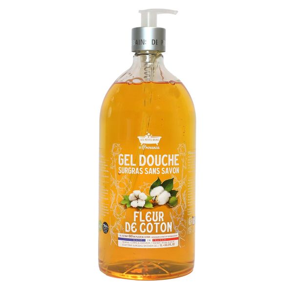 Gel douche surgras 1L - Fleur de coton