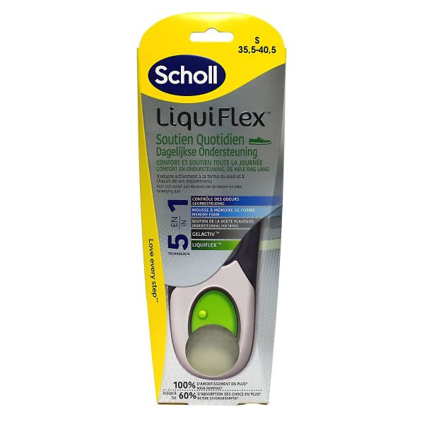 Liquiflex semelles soutien quotidien 5en1 femme S 35,5-40,5