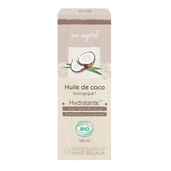 Huile de coco Pur Vegetal 100ml