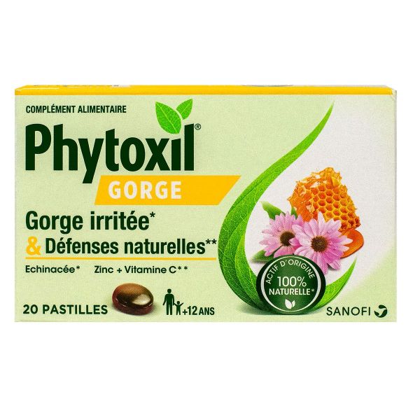 Phytoxil gorge irritée 20 pastilles