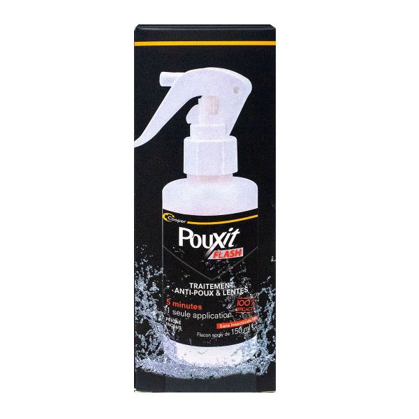 Pouxit Flash spray anti-poux et lentes 150ml