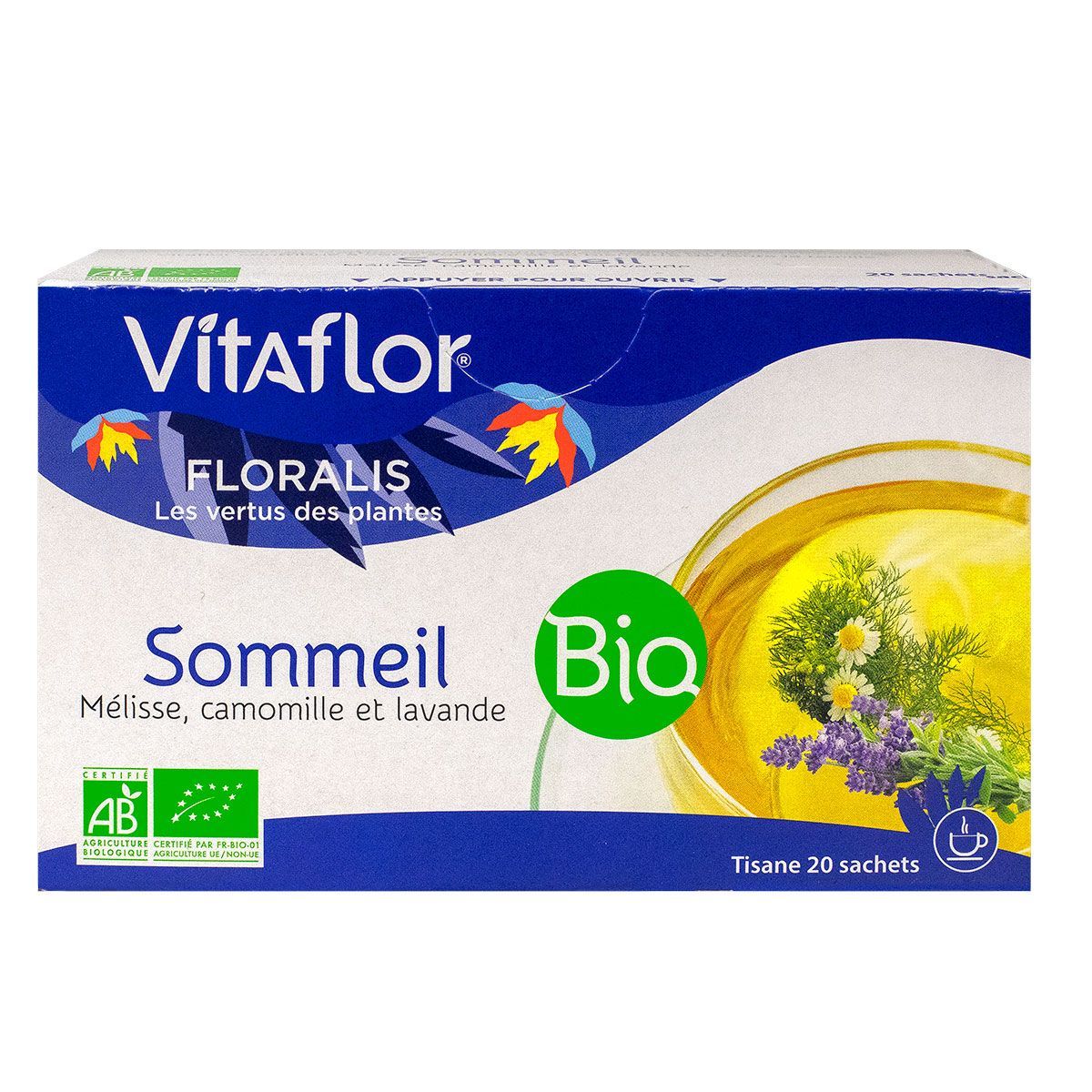 La tisane sommeil Bio Vitaflor est votre alliée bien-être