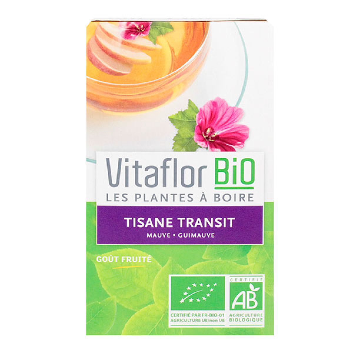 la tisane transit vitaflor est utilisée pour favoriser un bon transit  intestinal