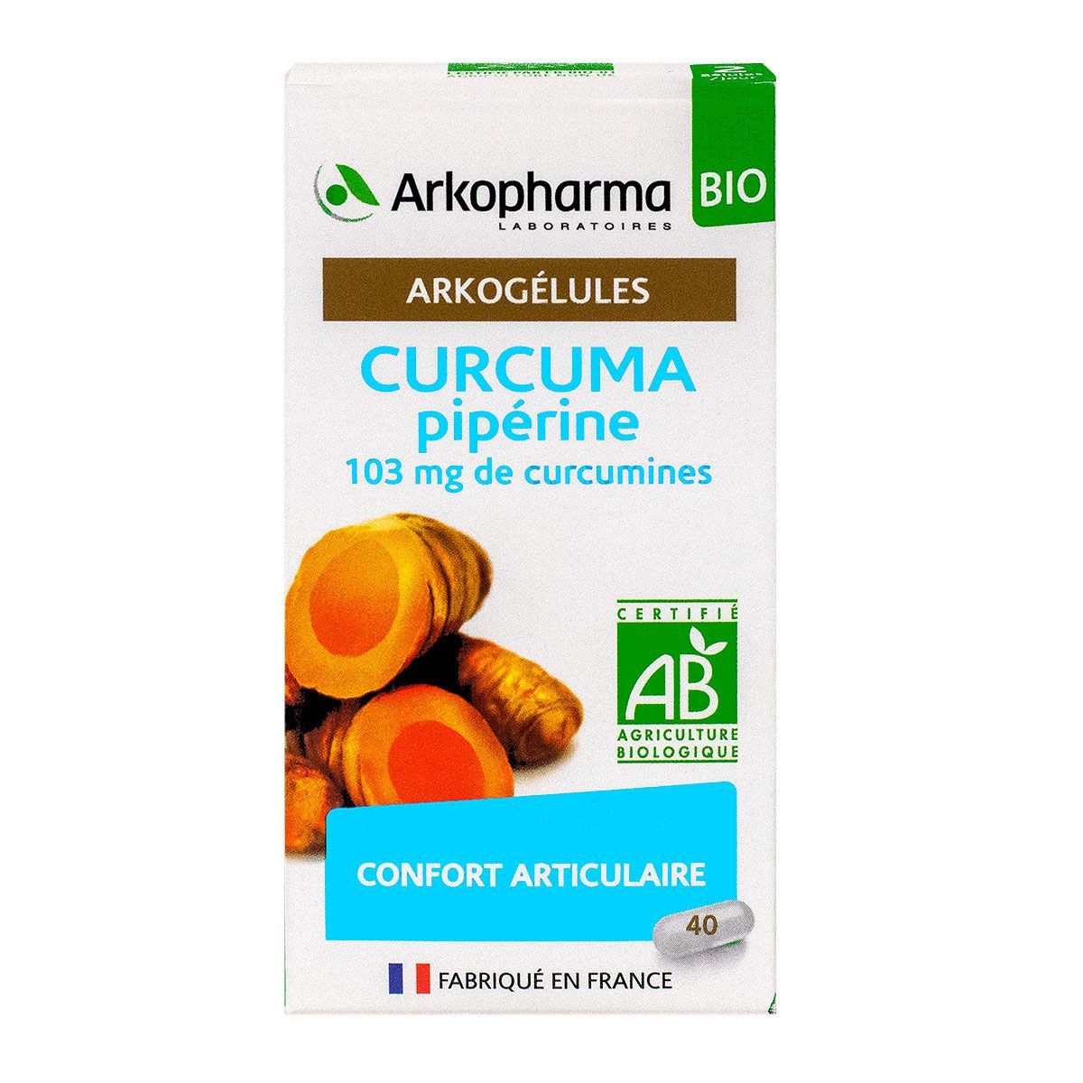 Curcuma complément alimentaire Bio - Ortie- Piperine - Anti