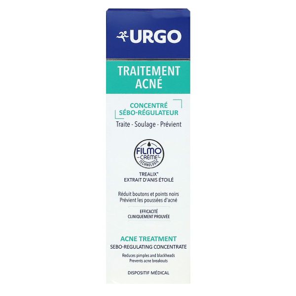 Traitement acné concentré sébo-régulateur 30ml