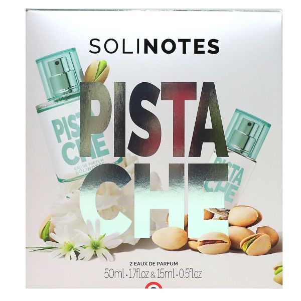 Coffret Noël eau de parfum Pistache 50ml + 15ml offert