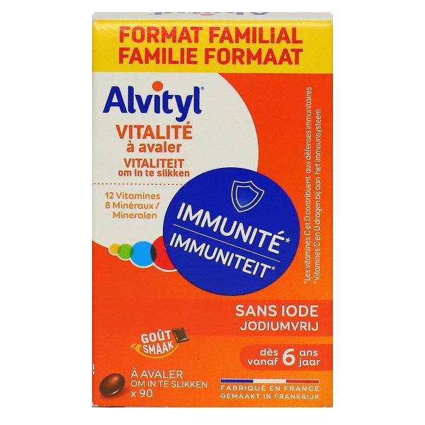 Vitalité à avaler 90 comprimés