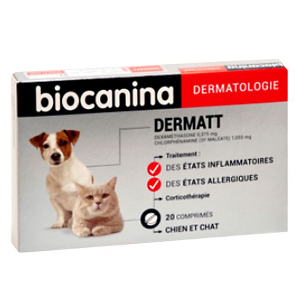 [NRF2] Dermatt chien et chat 20 comprimés