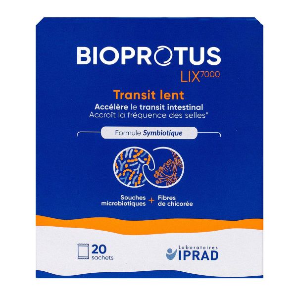 Bioprotus LIX 7000 transit lent 20 sachets