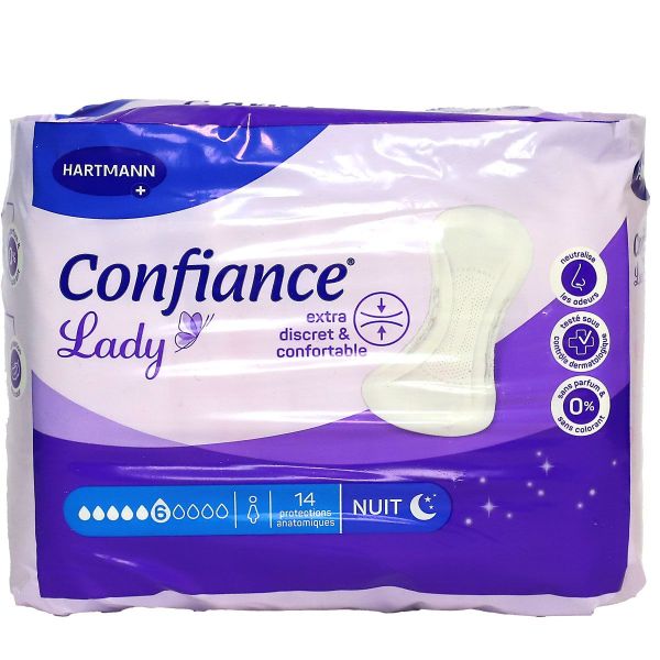 Lady 14 protections anatomiques nuit 0.0