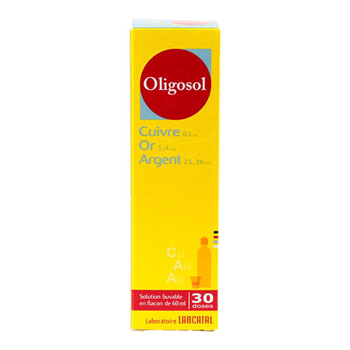 oligosol cuivre or argent est un médicament utilisé en cas d'asthénie