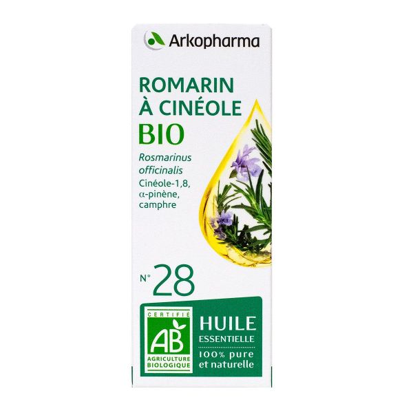 Huile essentielle n°28 romarin à cinéaole 10ml