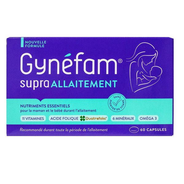 Gynéfam Supra allaitement 60 capsules