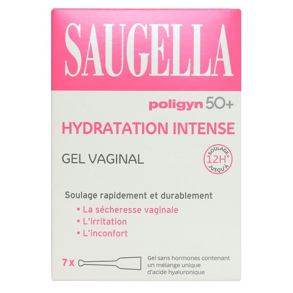 Polygon 50+ gel vaginal hydratation intense 7 unidoses
