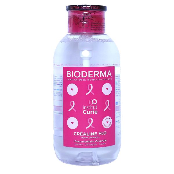 Crealine H2O l'Eau micellaire originale Octobre Rose 500ml