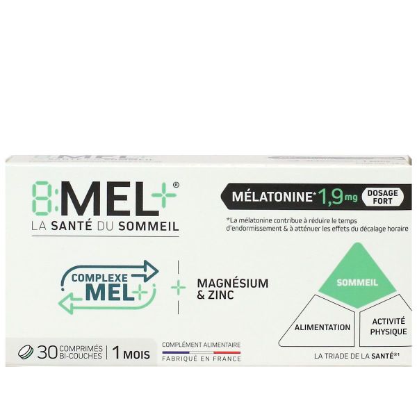 Mélatonine 1,9mg 30 comprimés bi-couches