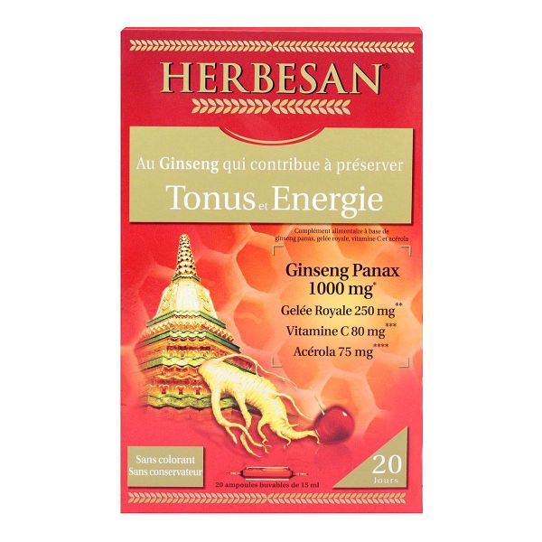 Tonus & énergie 20x15ml