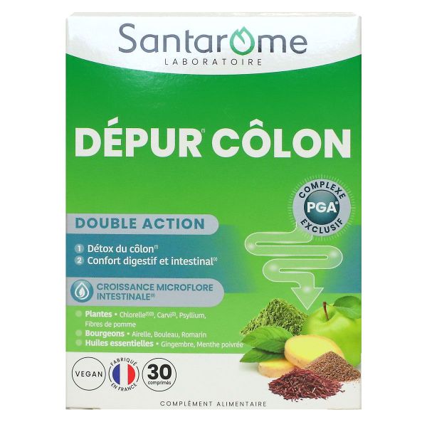 Depur Colon double action 30 comprimés