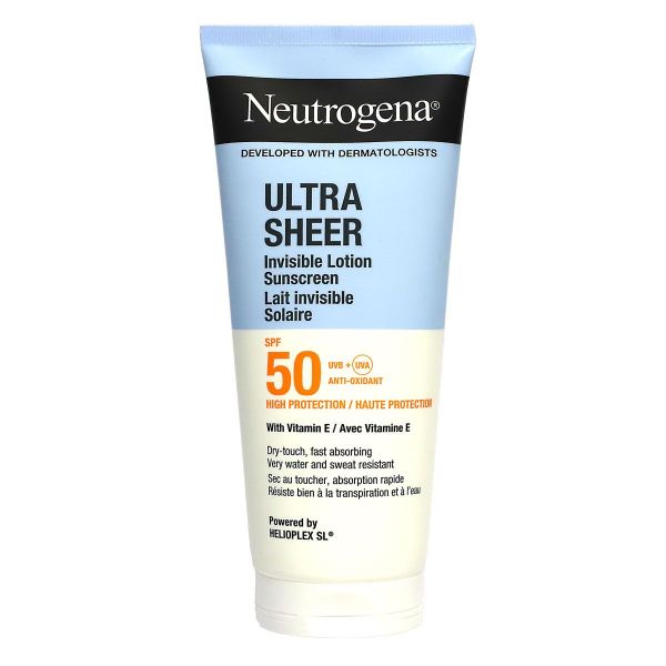 Ultra Sheer lait invisible solaire SPF50 200ml