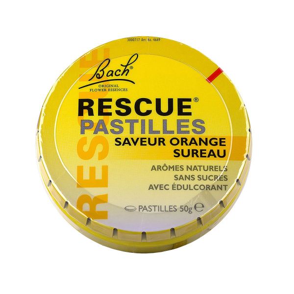Rescue pastilles orange sureau 50g